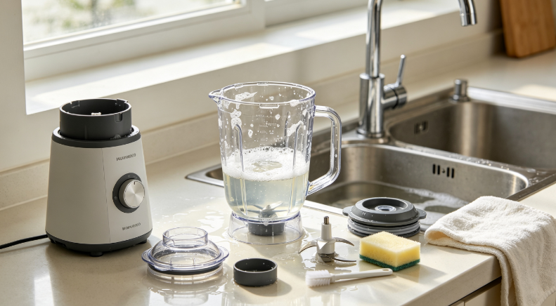 How to Clean a Blender: Jar, Blades, Lid & Base